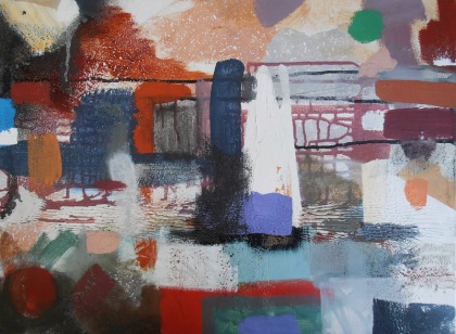 London Down Pour process led painting contemporary female painter Jenny Meehan southwark southbank memory based abstraction lyrical solid liquid dialectic,contemporary london south west based visual artist woman painter