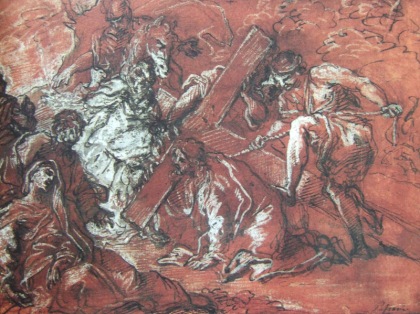 giuseppe passeri,web christ falling beneath the weight of the cross