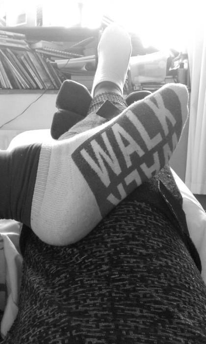 love my walk socks. But not doing all that much walking at the moment after TKR