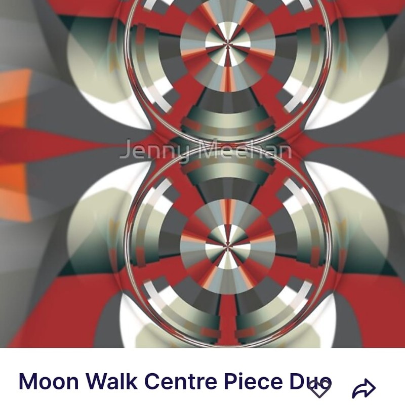 moon walk centre piece duo by jenny meehan