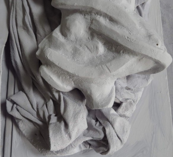 Venus de Milo sculpture ©Jenny Meehan  jennymeehan aka jennyjimjams contemporary Artist London UK, british modern art, artists art journal, keim mineral paint on plaster form 