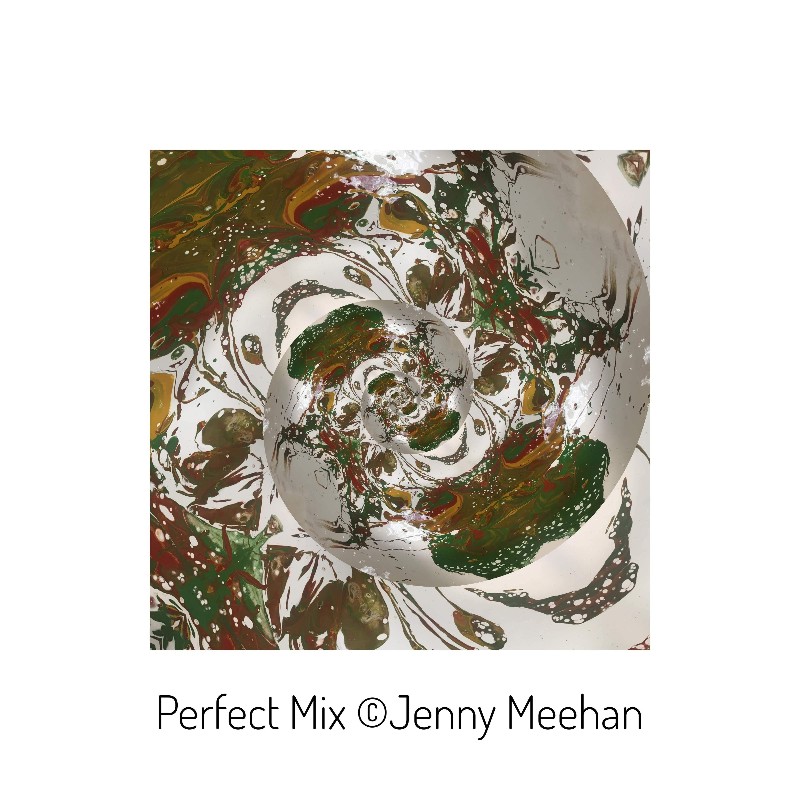 Perfect Mix Keim Galaxy Abstract Art by Jenny Meehan