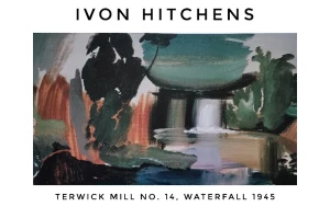 6Terwick Mill no. 14, Waterfall 1945 oil on canvas, 16 x 29% in (40.5 x 74 cm)