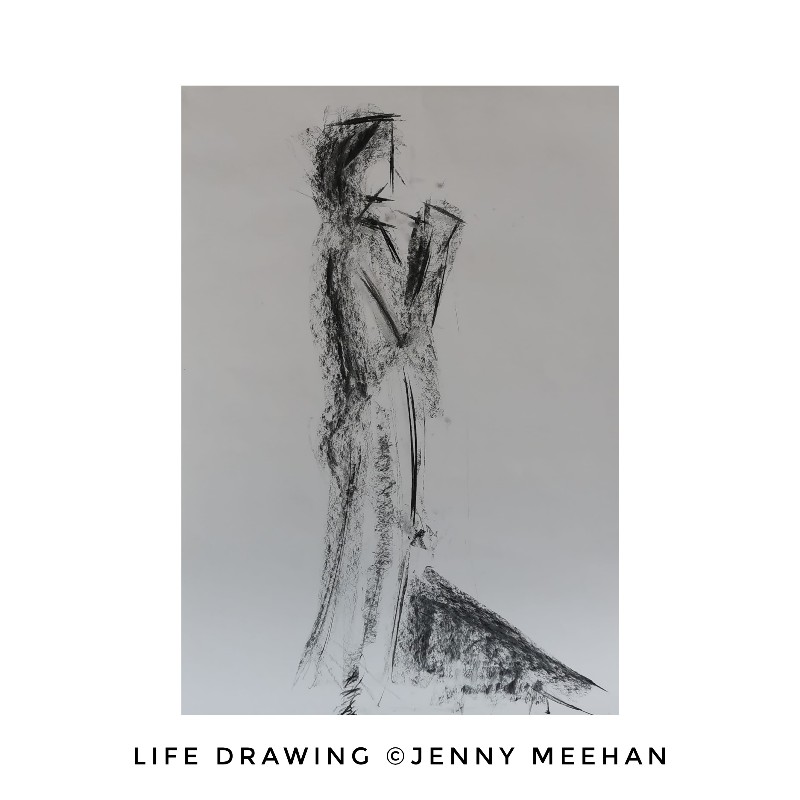Quick life drawing by Jenny Meehan