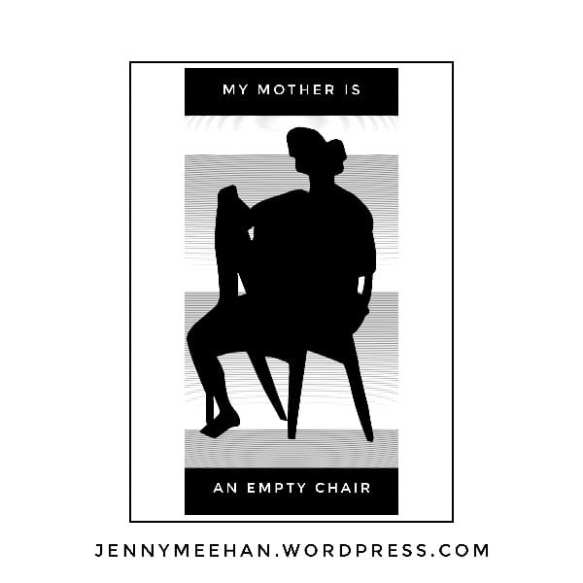"My Mother is An Empty Chair" 2008-2023 Woman in a chair by Jenny Meehan, mother wound art, mother hunger art,She was fragile like a bomb by Jenny Meehan, digital art by fine artist Jenny Meehan, feminist art, feminism in 2024, women in Revolt, female voices for women's rights, feminist modern art, contemporary woman artists of note, female Liberation, women's Liberation 